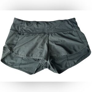 Lululemon Women's Black Athletic Shorts - Size 4